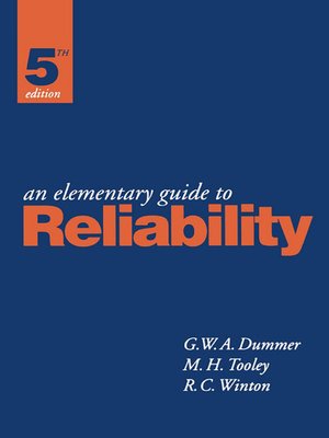 cover image of An Elementary Guide to Reliability